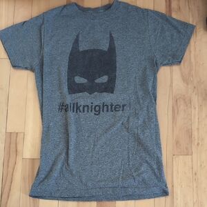 DC Batman Grey Graphic T-Shirt Adults Small